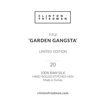 Silk Scarf - Garden Gangsta